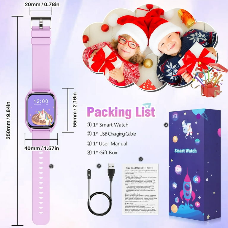 JIAN YA NA Smart Watch for Kids, 1.5
