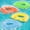 Blue & Green & Yellow & Orange, variant on 3 Pack Pool Floats Adult, Minimalist Design Pool Chair Float, 52" X 38" Dopamine Colors, Drifter, Chair, Hammock 3-in-1 Inflatable Pool Toys for Pool Party, Lake, River, Sea, Outdoor
