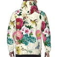 thumbnail image 5 of Bingfone Bird Butterfly Rose Men'S Drawstring Hoodie Long Sleeve Pocket Sweatshirts-Xx-Large, 5 of 9