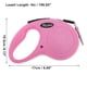 thumbnail image 4 of Unique Bargains 1 Pc Correa Retráctil para Mascotas Clásica Correa para Perros de 196.85" Rosa, 4 of 6