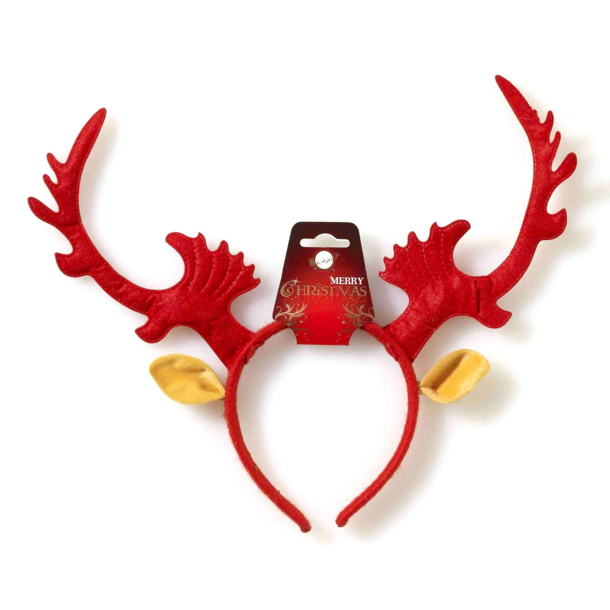 Red Rudolph Reindeer Antlers Headband Christmas Holiday Xmas Costume Accessory Walmart Canada