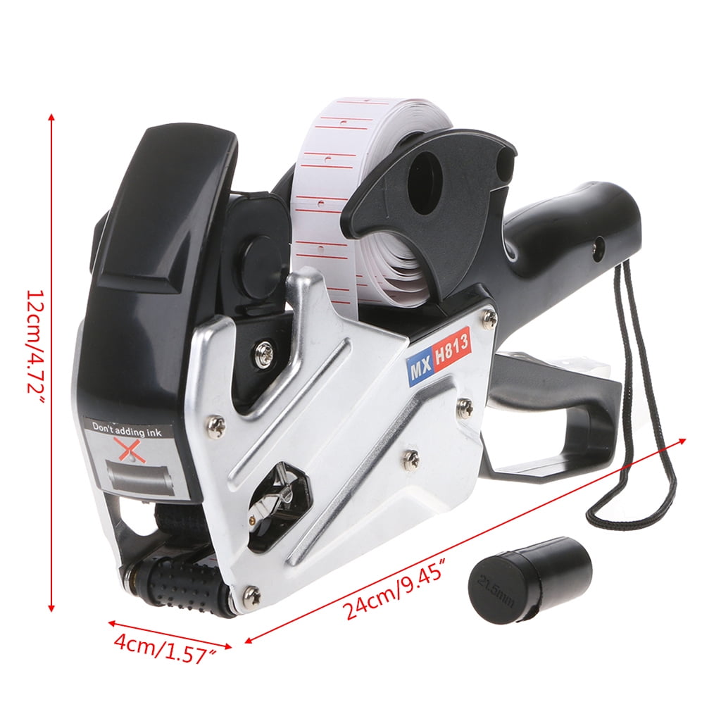MX-H813 A-line 8 Digits Tag Labeler Labeller Label Paper For Retail St