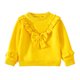 thumbnail image 2 of Cowsor Toddler Baby Girl Soft Thick Crewneck Ruffle Tops Infant Girls Cotton Long Sleeve T-Shirt, 2 of 4