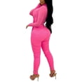 thumbnail image 2 of xiaxaixu Ladies Perspective Jumpsuit, Mesh Long Sleeve Siamese Trousers, 2 of 5