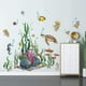thumbnail image 4 of Colorful Underwater World Wall Stickers Turtle Seaweed Wall Stickers - Removable Vinyl Children's Be, 4 of 5