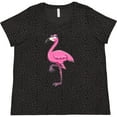 thumbnail image 3 of Inktastic Ladylike Flamingo Women's Plus Size T-Shirt, 3 of 5