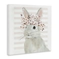 thumbnail image 4 of Stupell Industries Cherry Blossom Bunny Animals Painting Wrapped Canvas Art Print Wall Art, 24 x 24, 4 of 8