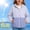 Purple, variant on Plcasen Girls Hooded Jacket Kids Lightweight Color Block Sun Protection Jackets 5-14 Years