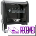 thumbnail image 1 of Large Self-Inking Received with In Box Icon Stamp, Trodat Printy 4913, Press and Print Stamping, Impression Size 7/8" x 2-1/4", Up to 10,000 Impressions - Purple Ink, 1 of 10