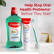 Colgate Total Alcohol Free Mouthwash, Spearmint, 33.8 FL OZ