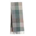 thumbnail image 2 of Duoif Women Scarf, Women's Big Coloured Checked Scarf Winter Warm Wrap Scarf Elegant and Classic Design Shawl Wrap for Women and Men Scarf Shawl Army Green, 2 of 9