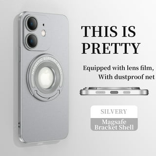 Feishell Magnetic Case for iPhone 15 Pro Max,with Big Window Glass Lens  Camera Protector [Compatible with Magsafe] Shockproof Logo View Hidden