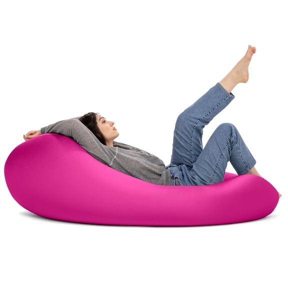 Jaxx Bean Bags Jaxx Nimbus Large Spandex Bean Bag Gaming Chair Pink