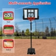 thumbnail image 2 of WildBreak Portable Basketball Goal System, Adjustable Height 5.2-10 Ft, 44 x 29.5" Backboard, 2 of 8