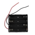 thumbnail image 1 of Methold Caja de almacenamiento de batería de plástico, soporte de caja para pilas AAA 4x con línea de Cable Teléfono y Comunicación, 1 of 6