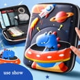 thumbnail image 2 of Estuche de lápices Astronauta negro Caja de lápices Estuches Escolares Papelería Cute Kalemlik Astuccio Unicorn Trousse Scolaire Pencilcase hola suerte unisex, 2 of 2