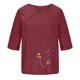 thumbnail image 2 of Blusas de Manga Corta para las Mujeres Impresas Cuello Redondo Camiseta Casual, Blusa de Algodón de Imitación para las Mujeres, 2 of 4