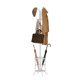 thumbnail image 1 of Perchero no empotrado soporte para paraguas árbol de metal con 12 ganchos organizador de entrada para sombreros bolsas y ropa blanco, 1 of 8