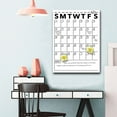 thumbnail image 3 of Ready2HangArt Modern Monthly Dry Erase Calendar - White, 3 of 4