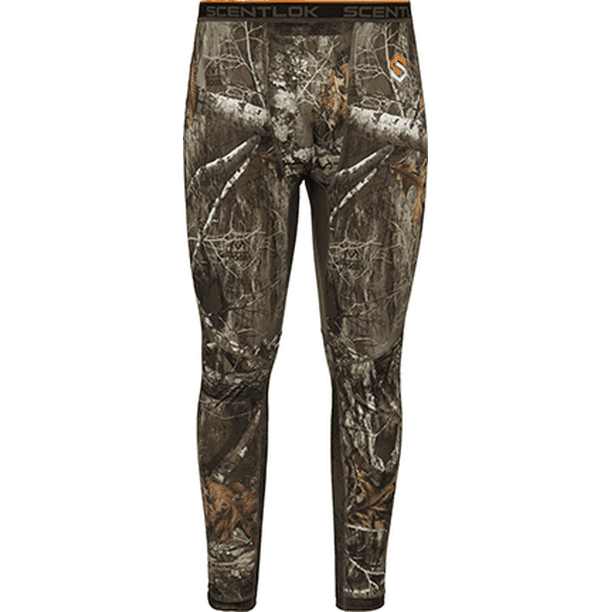 ScentLok BaseSlayers AMP Lightweight Base-Layer Pants, Hunting Clothes for  Men and Women (Realtree Edge, XX-Large) 