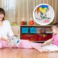 thumbnail image 3 of MasteelfCA 2Pcs Simple English Version Water Balls Globe Map Pattern Inflatable Beach Balls, 3 of 8