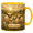 Accent Mug, variant on Lotusprint LLC Personalized Sheep Family Farmhouse 2D Print Flat Ceramic Mug, Farm Animal Mug
