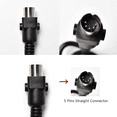 thumbnail image 2 of 3X Lift Chair Remote Replacement, 5 Pin 2 Button Power Recliner Remote Replacement Parts for Okin Limoss Pride- Straight, 2 of 5
