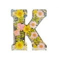 thumbnail image 1 of Handmade Floral Night Light Floral Resin Night Light Letter Floral Resin Night Light Flower Resin Letters With LED Light Floral Resin Letter Nightlight, 1 of 3
