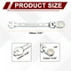 thumbnail image 2 of Llave de trinquete de cabeza flexible Uxcell 1/4" SAE 72 dientes 12 PT llave combinada de trinquete, 2 of 7