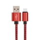 thumbnail image 1 of Cable USB trenzado de nailon de carga rápida de 2 m para Samsung, Huawei, LG, Sony, HTC, Nexus, Xiaomi Redmi Note 5 6 Pro, Wiko Lenny Jerry 2 3, etc. - Rojo, 1 of 5