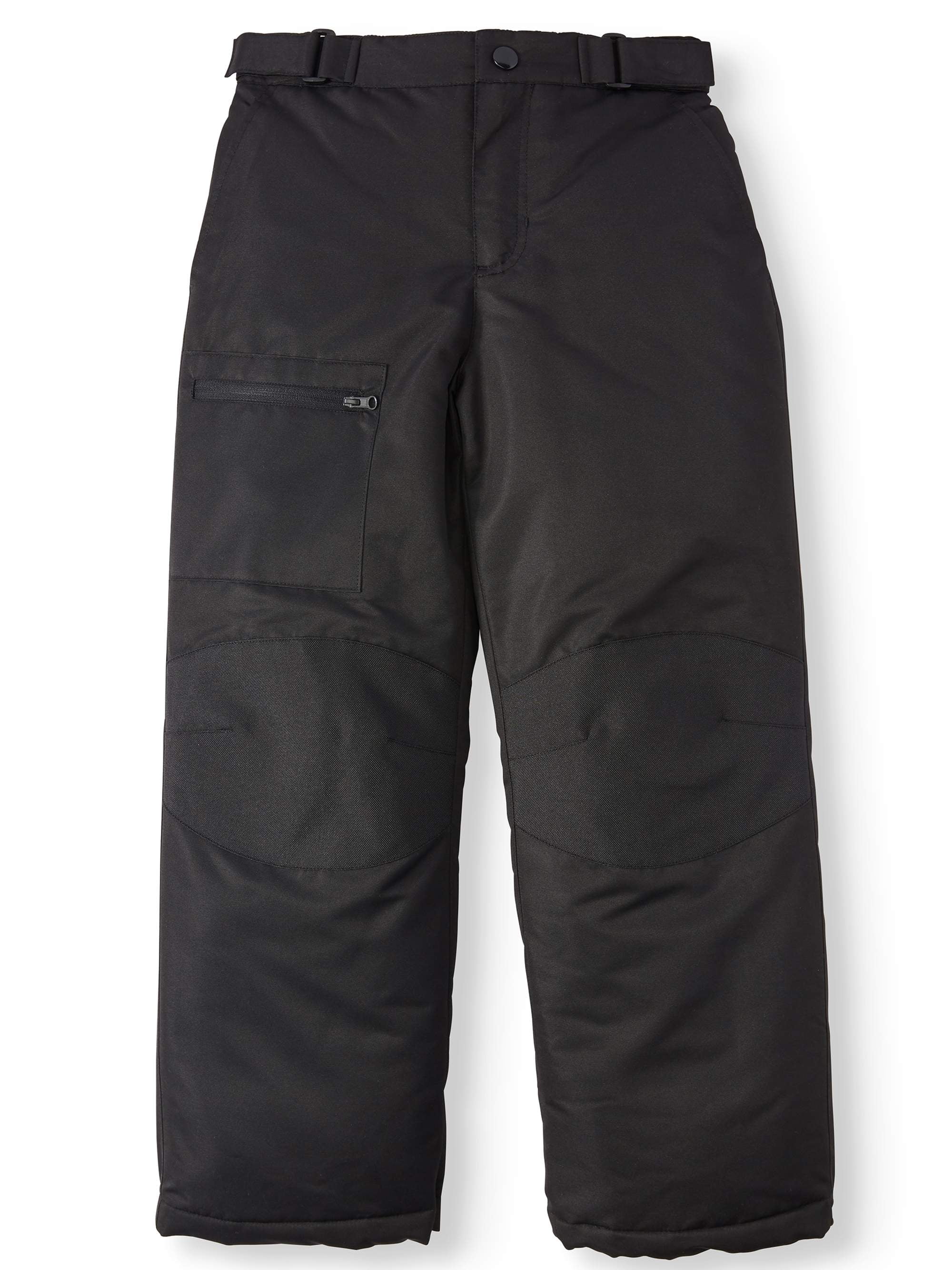 girls gray snow pants