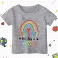 thumbnail image 3 of FYEGRE Funny End of School Year Graduation Graphic Tee for Toddler Boys Girls Kids Celebrating Academic Success Grey 1-2 Years, 3 of 3