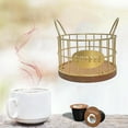 thumbnail image 6 of CUTICATE Coffee Pod Holder Coffee Pod Containers Coffee Bar Accessories Metal Coffee Pod Basket Organizer for s Countertop gold, 6 of 8