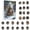 A, variant on XHKUYI Christmas Woodland Animals Advent Calendar 2026, 24 Days Christmas Countdown Calendar with 24 PCS Tree Hole Animal Ornaments, Surprise Christmas Gifts for Kids & Nature Lovers