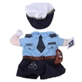 thumbnail image 1 of Disfraz de policía de poliéster para Halloween, ideal para gatos y perros (tallas S), 1 of 11