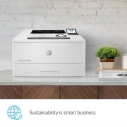 HP LaserJet Enterprise M406dn Laser Printer, Black And White Mobile Print Up to