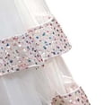 thumbnail image 6 of LEKWK Girls Sparkly Princess Dress Sequin Ruffles Sleeve Tulle Ball Gown Off Shoulder Tiered Pageant Dresses for Birthday Party Stage Performance Costume, 6 of 9