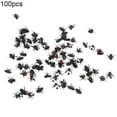 thumbnail image 2 of Lubelski 100Pcs Fake Flies Realistic Tricky Props Plastic Halloween Party Simulated Insect Fly Prank Toys, 2 of 7