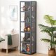 thumbnail image 4 of Vitrina con puertas de vidrio, gabinete de almacenamiento con luz de 3 colores, gabinete de curiosidades y librería de 4 niveles para coleccionables, juguetes, 4 of 4