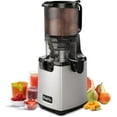 thumbnail image 1 of Cold Press Juicer Machines,Fretta Slow Masticating Juicers with 5.3" Large Feed Chute Fit Whole Fruits & Vegetable Easy Clean Self Feeding Juice Extractor,PCTG BPA Free 250W,Stainless Steel, 1 of 8