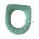 thumbnail image 2 of Alfombrilla de baño para inodoro, suave, gruesa, cálida, elástica, lavable, de tela, para asiento de inodoro, 2 of 5