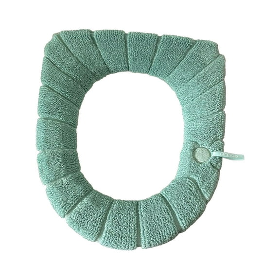 toilet Seat Cover Bathroom Soft, Thick, Warm, Stretchable, Washable Cloth toilet Seat Cover Pad