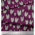 thumbnail image 3 of Soimoi Pink Georgette Viscose Fabric Banana Leaves Print Fabric by Yard 42 Inch Wide, 3 of 3