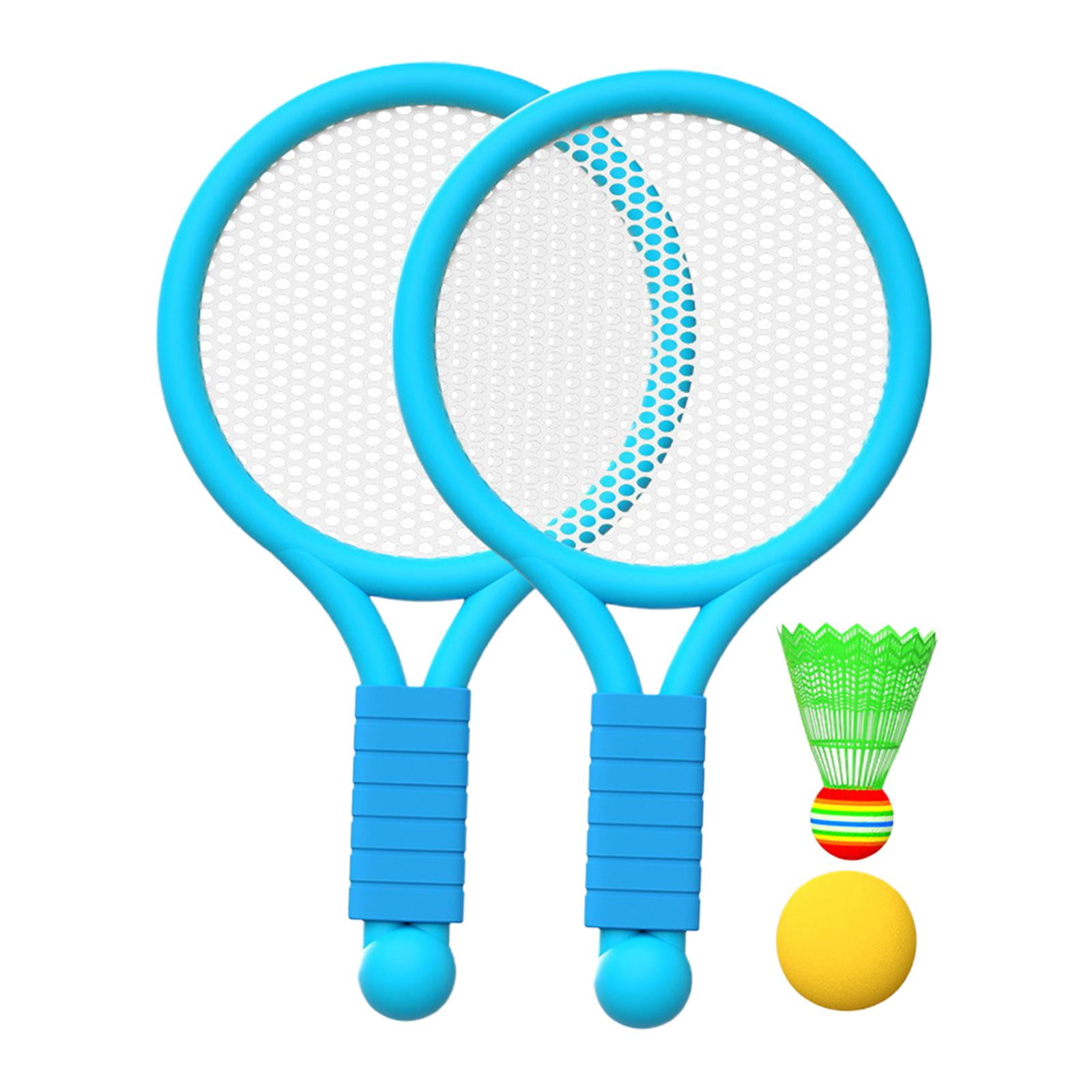 GARENDE Children Badminton Tennis Set Tennis Racket for Kids for Yard Girls Backyard Blue