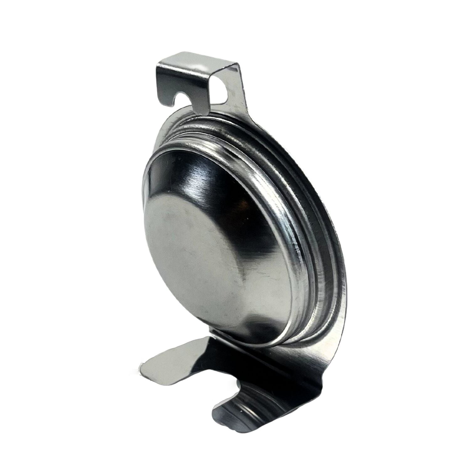 AccuChef freezer/refrigerator thermometer, Stainless Steel, hangs or stands alone, Model 2225