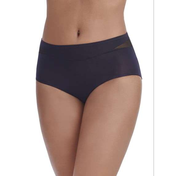 Vanity Fair Breathable Luxe Brief, Midnight Black, 9