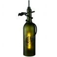 thumbnail image 2 of Meyda 137402 5 in. Personalized Thirsty Owl Wine Bottle Mini Pendant, Amber Black, 2 of 5