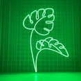 thumbnail image 3 of Glowneon Monstera Leafs Neon Signs, Plant Flower Store Decor, 3 of 4