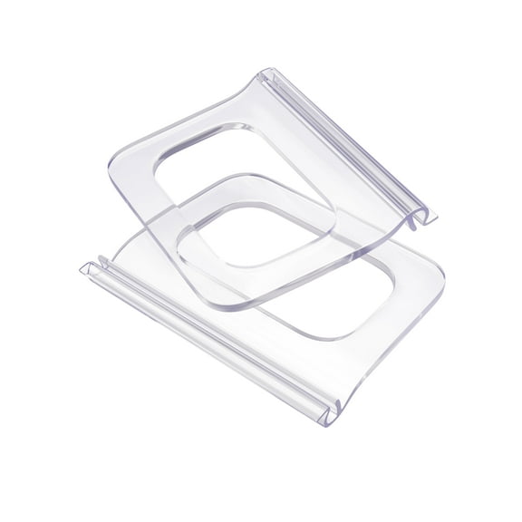 Window Screen Pull Tab, Clear Hollow Spine Channel Lift Tabs, Clear 20 Pcs