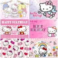 thumbnail image 2 of Hello Kitty Backdrop Party Decoration Girl Kids Birthday Background Photography Cute Cats Photo Studio Props Banner Supplies, 2 of 5
